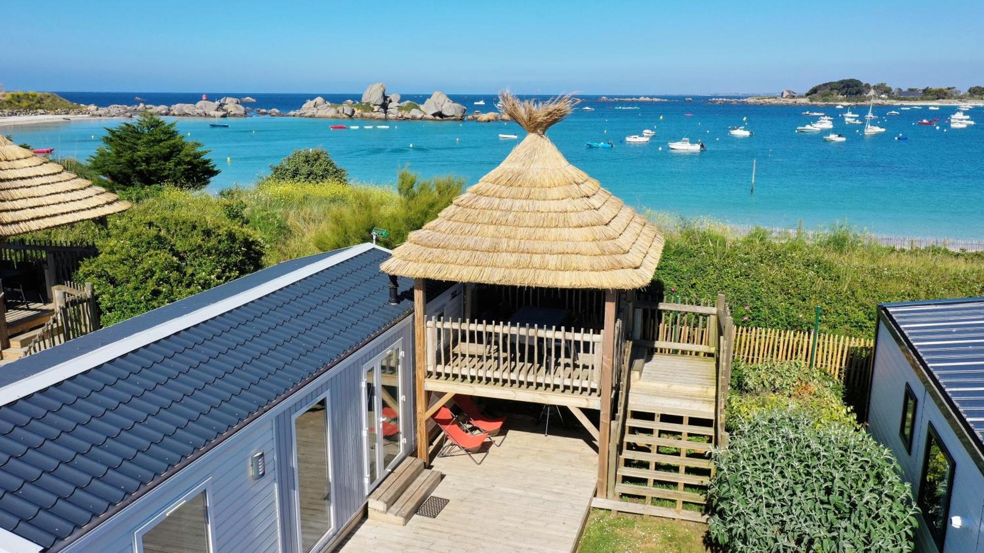 Camping De La Cote Des Legendes Brignogan-Plages Esterno foto